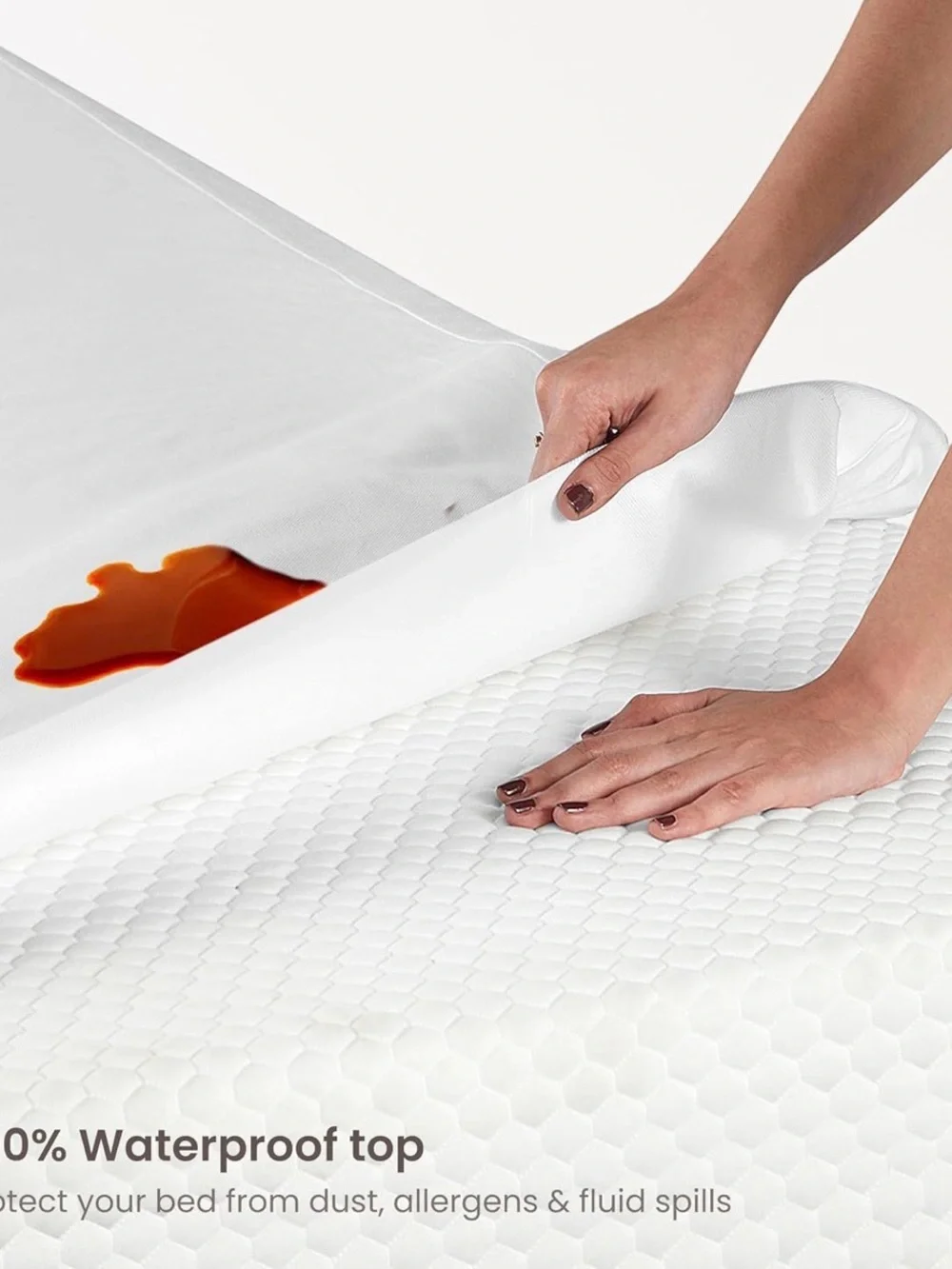 Bioweaves Organic Waterproof Mattress Protector Twin Size New Open Box